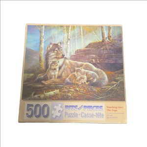 NWT Bits and Pieces Watching Over the Pups 500 Piece Puzzle